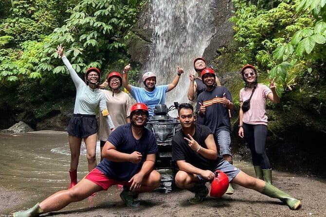 Adventure Amazing ATV Quad Bike with Waterfall include Lunch - The Quad Bike Route: Rice Terraces, Bamboo Forest, River Passes, and Waterfalls