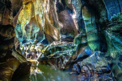 Adventures Tour : Bali Hidden Canyon Trekking - Beji Guwang - Tegenungan Waterfall: the scenic warm-up and photo checkpoint