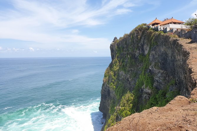 All inclusive Private 3 day tours package : Bali highlights - Day 3: Nusa Dua beaches, calm-swim time, Uluwatu cliffs, and Jimbaran seafood dinner