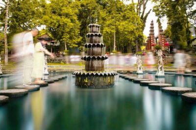 All Inclusives Bali Private Tour Temples Palaces and Nature - Lempuyang Temple and the Gates of Heaven view of Mount Agung