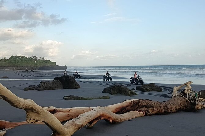 Bali ATV Ride In the beach sunset atv tour - Tanah Lot Stop: A Big Name View on a Busy Day
