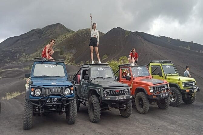 Bali ATV Ride Ubud Waterfall,RiceField,River,Kingkong-Temple cave - Singapadu village highlights: rice fields, mud tracks, rivers, and waterfalls