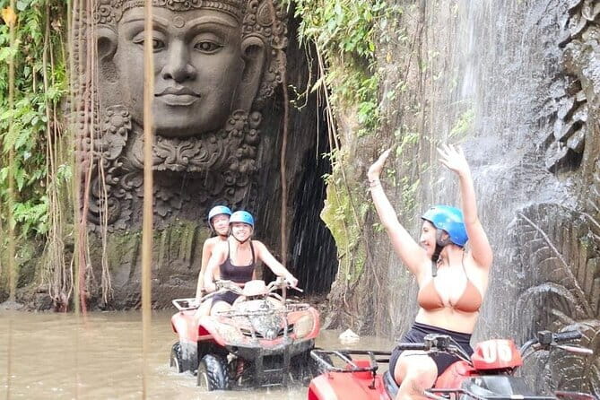 Bali ATV Ride Ubud Waterfall,RiceField,River,Kingkong-Temple cave - Lunch, free pool time, and how to plan your post-ride hours