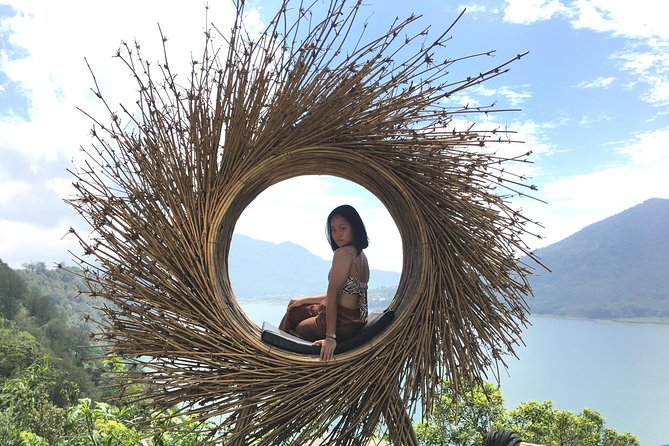 Bali Beautiful Insta with Real Bali Swing - Handara Iconic Gate: The Split Gate With a Mountain Backdrop