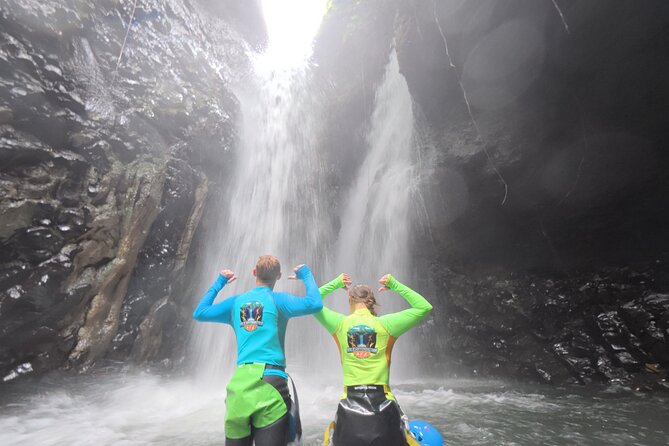 Bali Canyoning Trip – Explore Hidden Waterfalls & Gorges - Stop 1: Git Git Waterfall and the bamboo-forest canyon feel