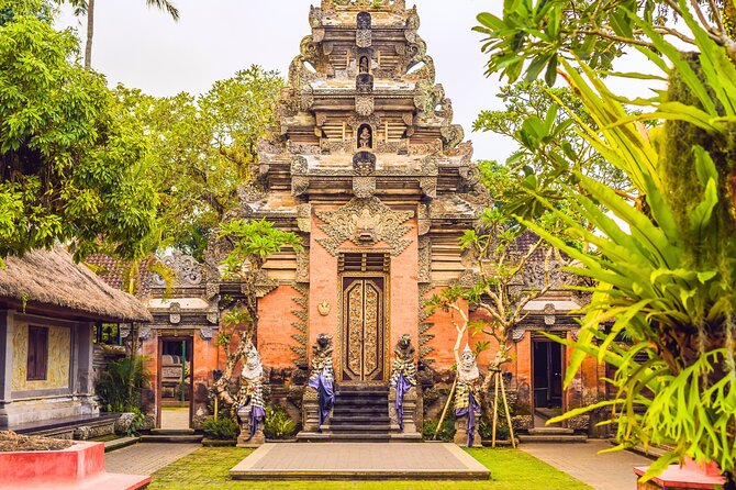 Bali Cultural Experience - Ubud Palace: carvings, guardian toad faces, and royal context