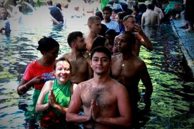 Bali Day Trip: Ubud Temples & Hidden Waterfalls - Tibumana Waterfall walk: bamboo bridges and close-up jungle