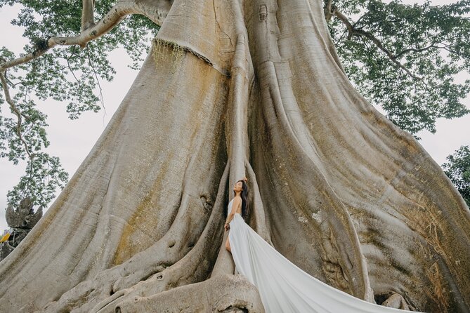 Bali Flying Dress VIP Ubud Photoshoot (Private with Professional Photographer) - Handara Iconic Gate: big gate, green views, fast photo momentum