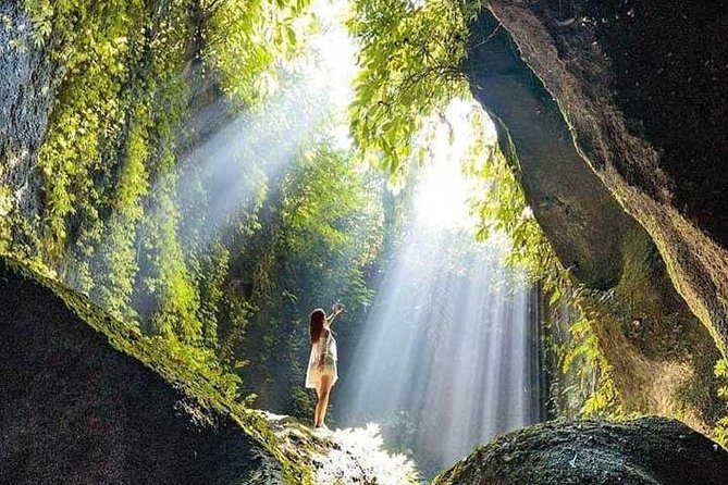 Bali Full Day Tour - East Bali Instagram Tour - Tukad Cepung Waterfall: the cliff-framed walk and swim chance