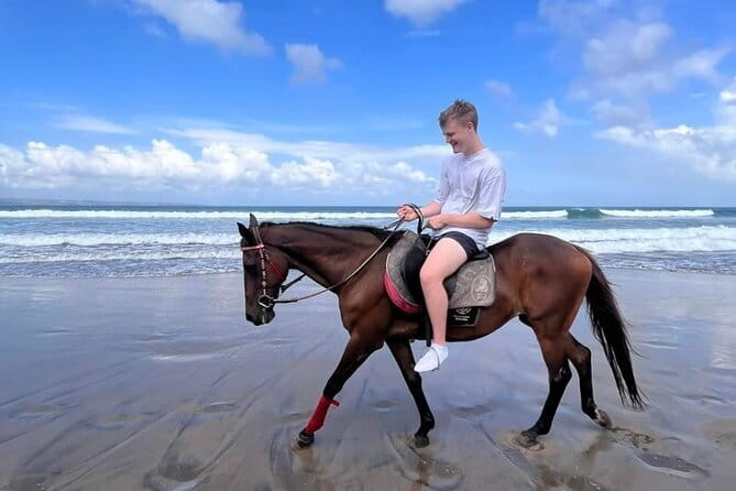 Bali Horse Riding Seminyak Beach Experience Private Transport - Helmets, safety equipment, and the one thing you should watch for