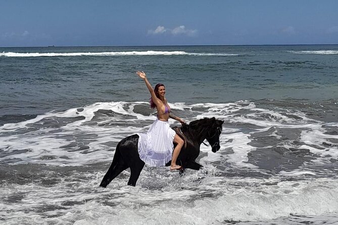 Bali Horse Riding Trot & Canter Saba Beach with Local Temple - Key highlights to know before you book