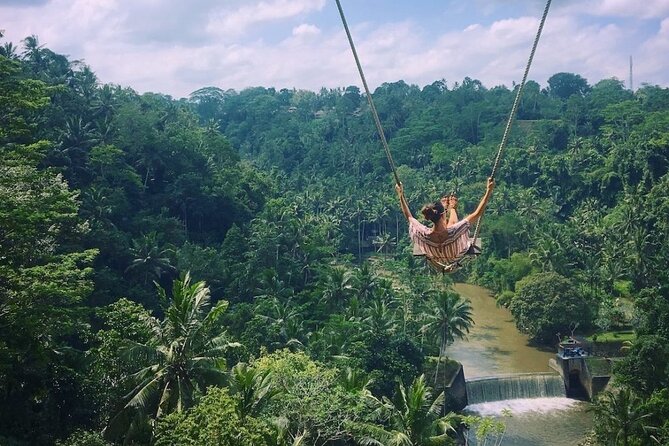Bali Jungle Swing and White Water Rafting All Inclusive - The $65 value: swing, rafting, lunch, and transfers in one block