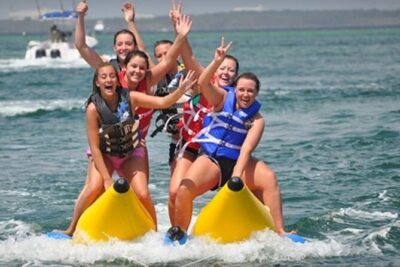 Bali Parasailing Adventure, Jet Ski, Banana Boat , Donat Boat, with Transport - Safety briefing and gear checks before you go