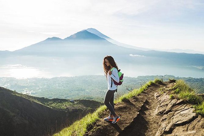 Batur Volcano Trekking - At the summit: caldera views, morning mist, and photo time