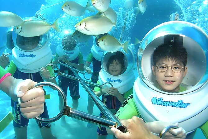 Best of Bali Water Sport Jumbo Packages - Helmet-style underwater viewing and snorkeling from a boat