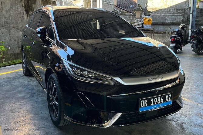Eco Friendly Premium Electric Vehicle Airport Transfers - What the Driver Meet-and-Greet Looks Like at Ngurah Rai