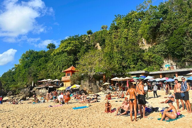 Explore Bali Beaches with Private Minivan Tour - Stop 3: Balangan Beach for limestone cliffs and sunset energy