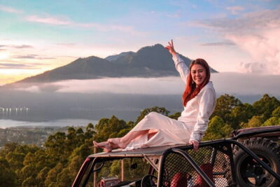 Mount Batur Sunrise Jeep From Ubud - Stop 1: Mount Batur Sunrise From the Jeep Seat