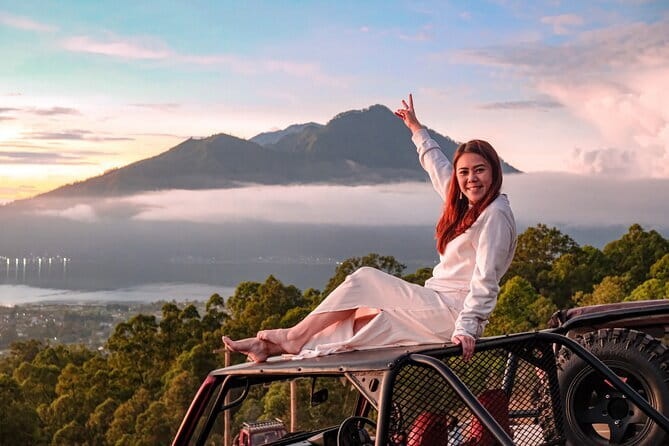 Mount Batur Sunrise Jeep From Ubud - Stop 1: Mount Batur Sunrise From the Jeep Seat