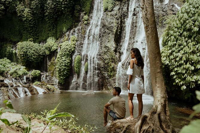 North Bali Hidden Gems Tour Ulun Danu Temple Twin Lakes Waterfall - Twin Lakes viewpoint: panoramic time for Buyan and Tamblingan