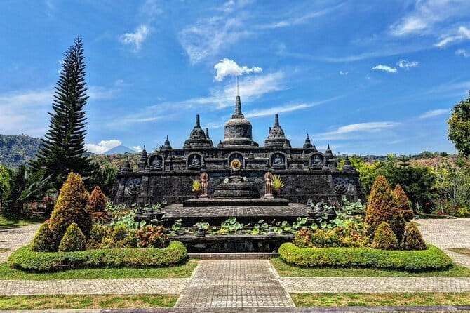 North Bali highlights: Buddhist temple, Waterfall & hot spring - A Calm North Bali Route From Seminyak