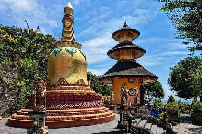 North Bali highlights: Buddhist temple, Waterfall & hot spring - Entering Brahmavihara Arama, Bali’s Largest Buddhist Monastery