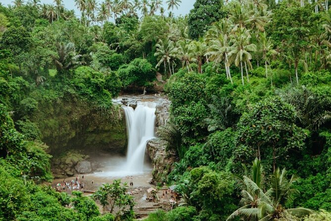 Private Ubud Day Tour Waterfalls Sacred Monkeys and Rice Fields - Tegenungan Waterfall: The View Deck vs Going Down