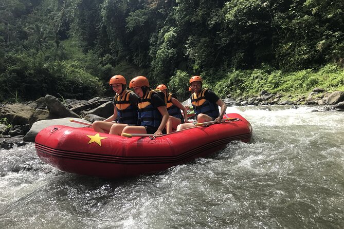 Rafting Adventure 18 km and Balinese Village Life Tour with Lunch - River Start: Hotel Pickup and the Telaga Waja Run