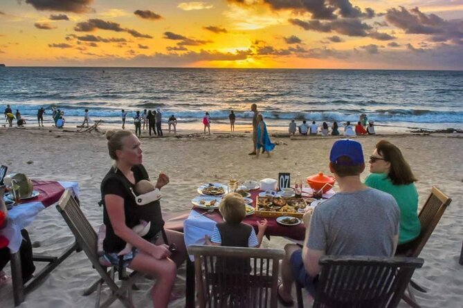 Romantic Seafood Dinner at Jimbaran - Entering the dinner: Pandan Sari Cafe and the sunset timing