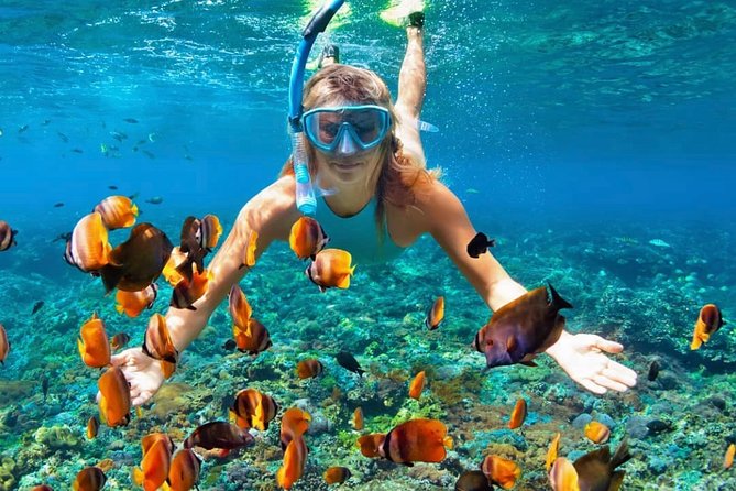 Snorkeling At Blue lagoon And Hidden waterfall - Seminyak pickup to Padang Bai waters: how the day actually feels