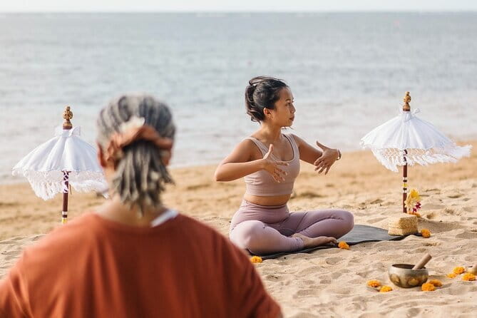 Sunrise Yoga and Meditation Practice On Sanur Beach - The meditation + intention task: why the promise ritual sticks