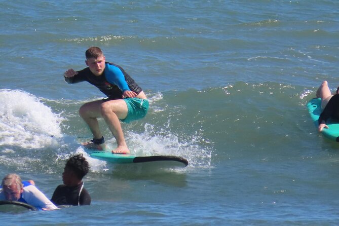 The funniest private 2 hour surf lesson, Canggu - The actual lesson flow: beach basics first, then waves