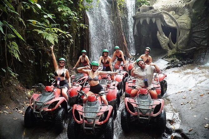 Ubud ATV Ride with Waterfall, Dragon Cave & Lunch – 2 Hours - Transfers, Group Size, and Beginner Confidence