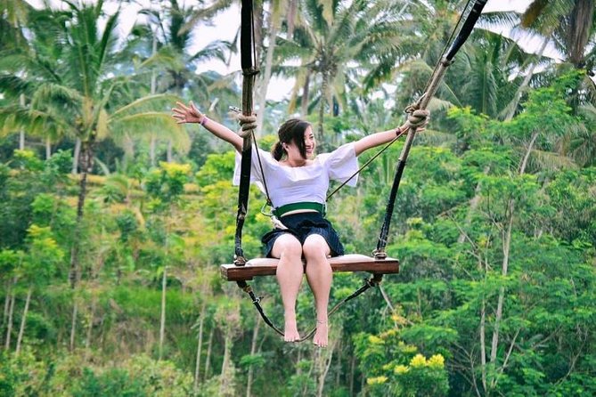 Ubud Full Day Tour Waterfall Monkey Forest Rice Terrace - Tegalalang Rice Terrace: Traditional Farming Views for About an Hour