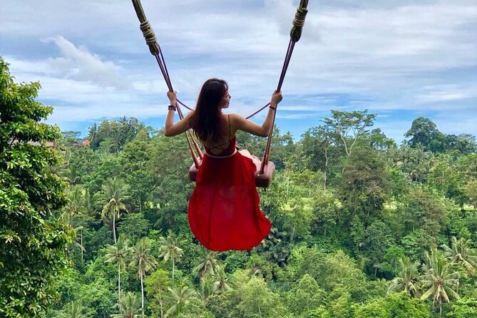 Ubud: Swing - Monkey Forest - Waterfall - Temple - Rice Terraces - Art Crafts - Tegenungan Waterfall: Jungle Views, Photo Platforms, and a Possible Splash