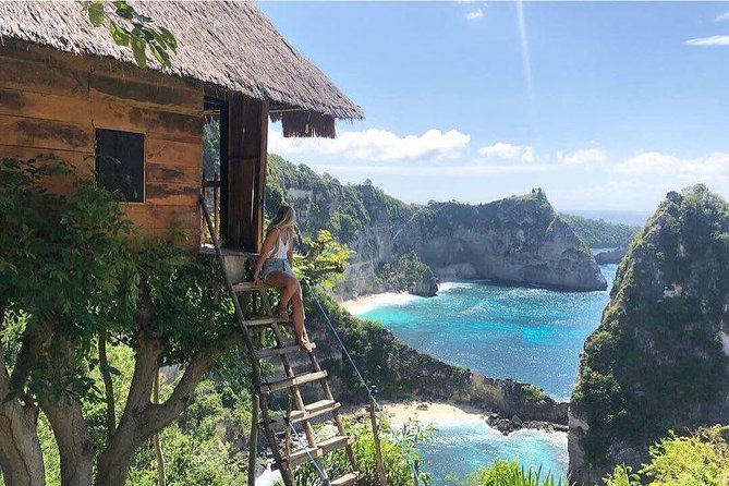 West And East Nusa Penida Tour,Depart From The Island of Bali - Stop 1: Atuh Beach, cliffs, and the stairs reality check
